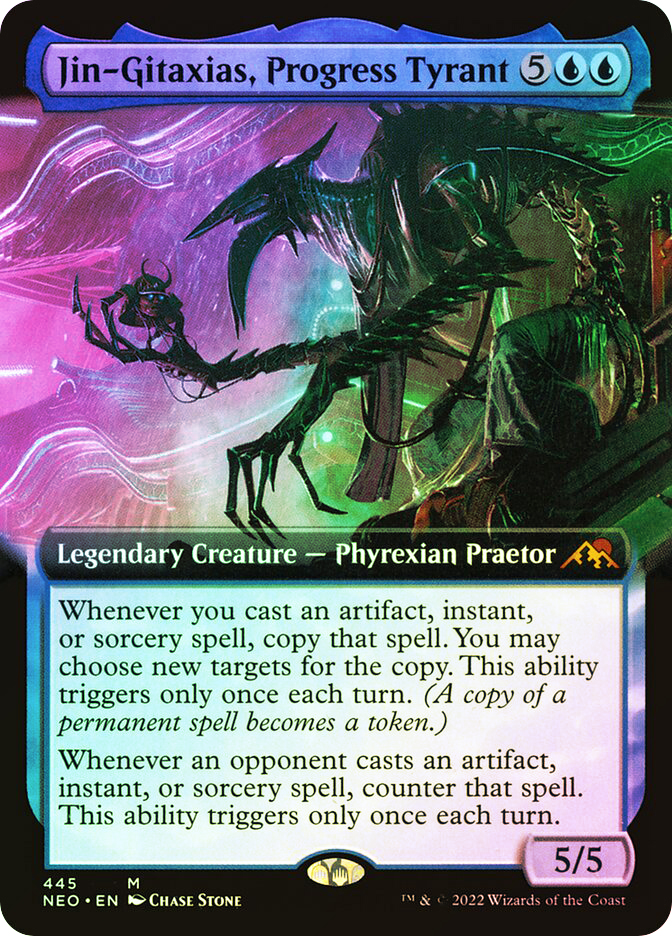 Jin-Gitaxias, Progress Tyrant (#445) | Kamigawa: Neon Dynasty
