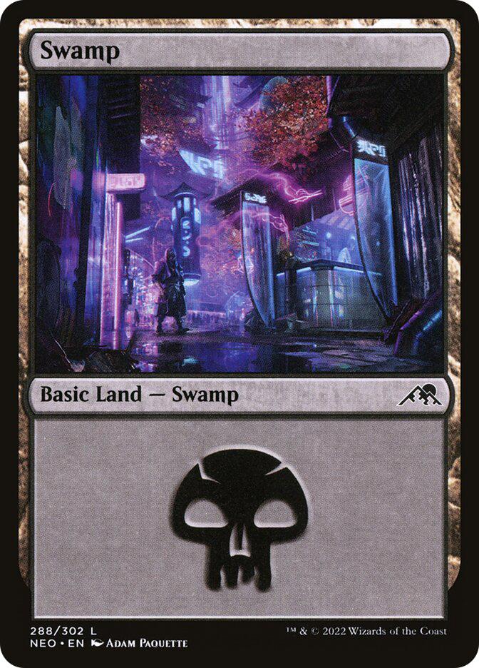 Swamp (#288) | Kamigawa: Neon Dynasty | Star City Games