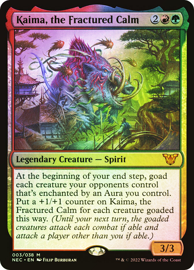 Kaima, the Fractured Calm | Kamigawa: Neon Dynasty Commander