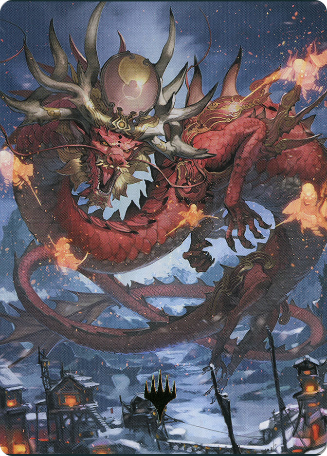 Atsushi, the Blazing Sky Art Card} (#61) (Stamped) | Art