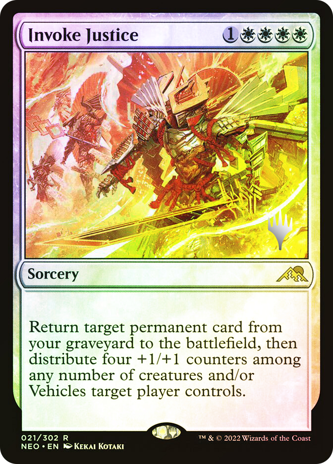 Invoke Justice (Promo Pack) (Kamigawa: Neon Dynasty) | Promo