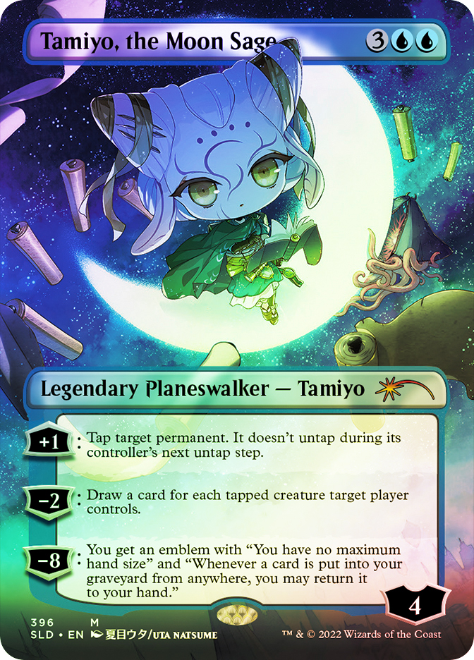 MTG 月の賢者タミヨウ FOIL PSA10 プロモ Tamiyo, the Moon Sage (Secret Lair) (Borderless) | Promo
