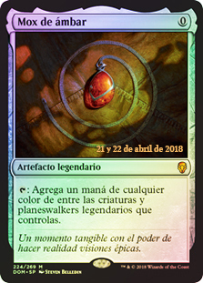 Mox Amber (Prerelease) (Dominaria) | Promo: Date Stamped - Spanish