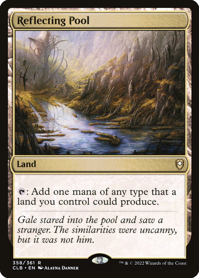 MTG 反射池Reflecting Pool foil Reflecting Pool | Commander Legends: Battle for Baldur's
