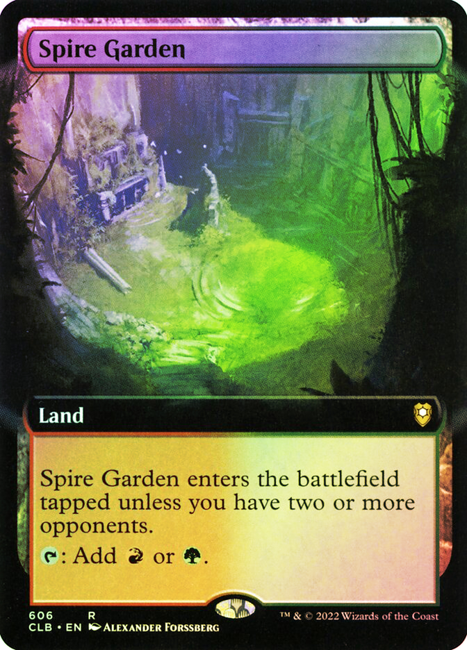 Spire Garden (Extended Art) | Commander Legends: Battle for