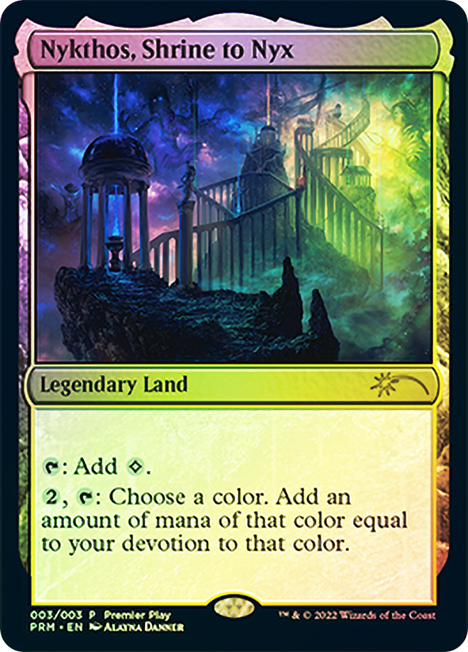 Nykthos, Shrine to Nyx (Premier Play) | Promo | Star City Games