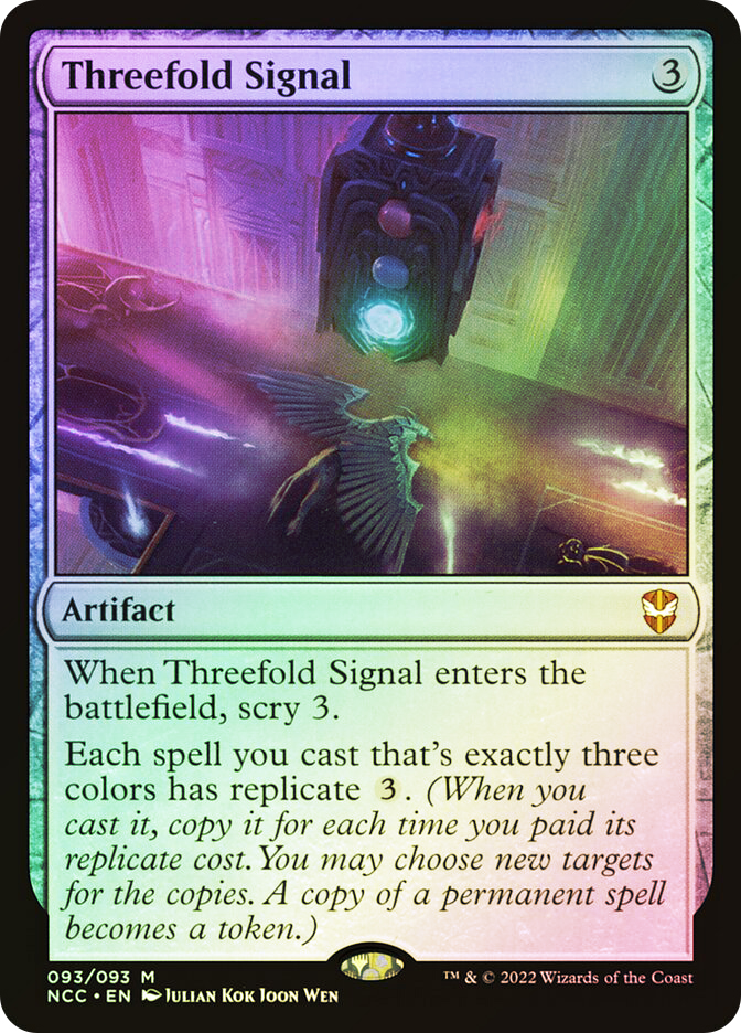 Threefold Signal | Streets of New Capenna Commander | Star City Games
