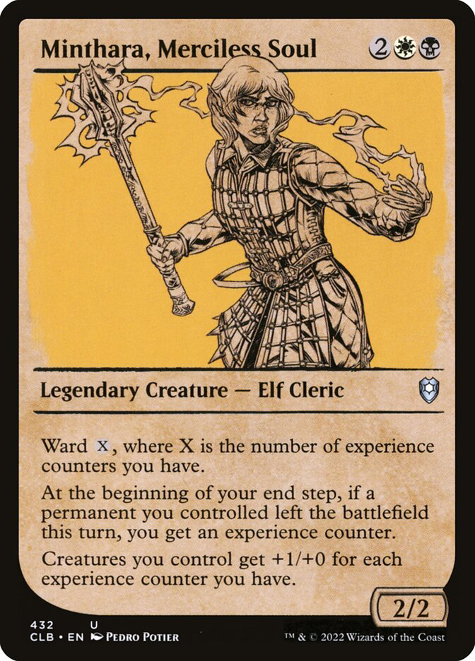 minthara mtg card Minthara, Merciless Soul Print At the beginning of your end step I do not have violent