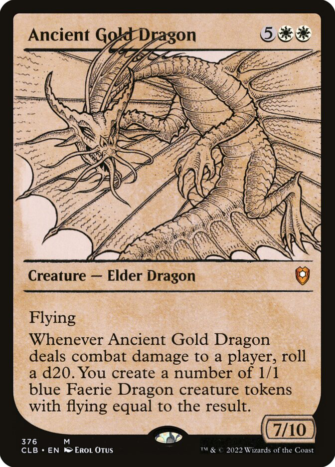 Ancient Gold Dragon | Commander Legends: Battle for Baldur's Gate