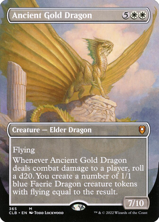 Ancient Gold Dragon | Commander Legends: Battle for Baldur's Gate