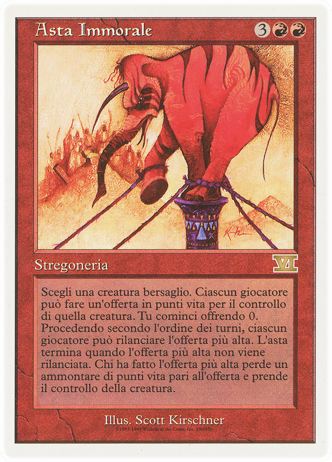 mtg auction card Thieves' Auction - 8th Edition