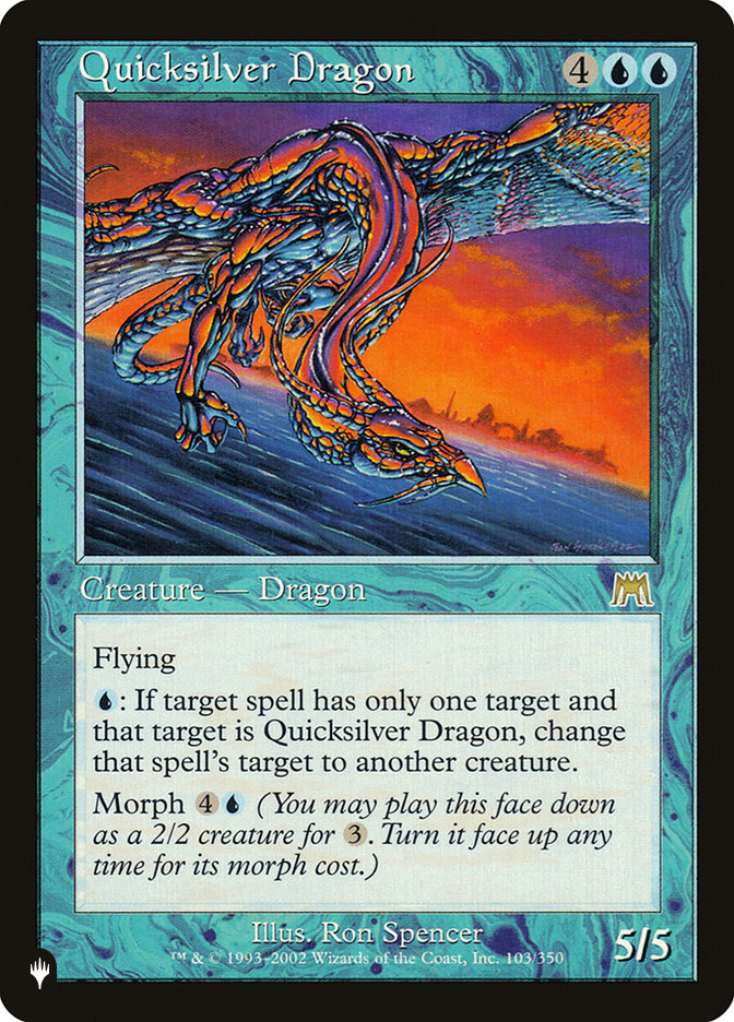 水銀のドラゴン mtg foil 英語 サイン サインド Ron Spencer 水銀のドラゴン mtg foil 英語 サイン サインド Ron Spencer