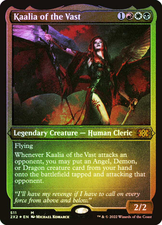 MTG 巨大なるカーリア/Kaalia of the Vast 英語版 foil 巨大なるカーリア/Kaalia of the Vast《日本語》【2XM】