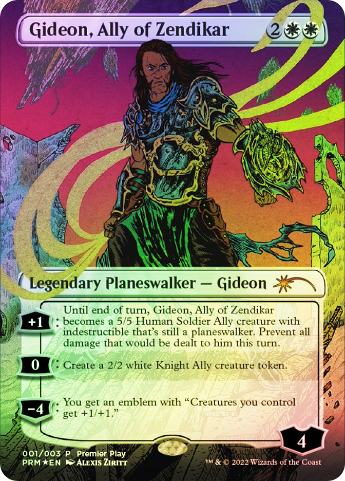 Gideon, Ally of Zendikar SDCCプロモ　英語/MTG Gideon, Ally of Zendikar (Premier Play) | Promo | Star City Games