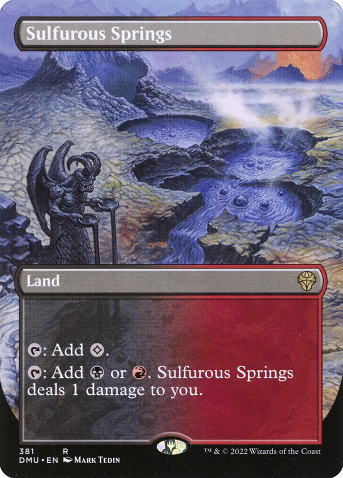 Sulfurous Springs (Borderless) | Dominaria United - Variants | Star 