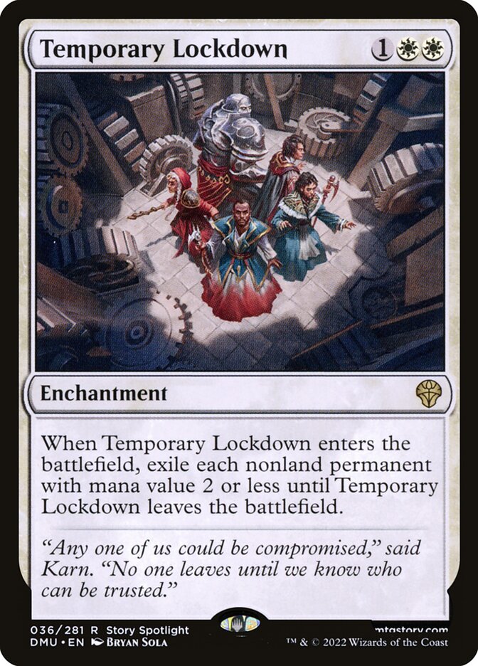 mtg lockdown cards 401 Games Canada - Temporary Illustrated by Bryan Sola. 10 Best MTG Dominaria United