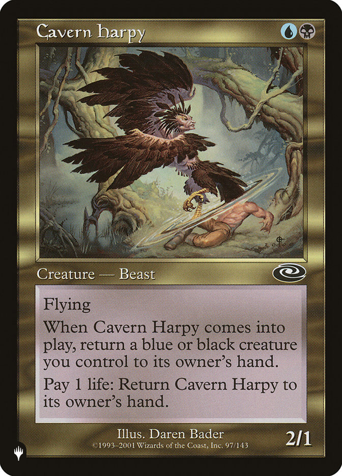 【MTG】Aluren 4枚 + Cavern Harpy 3枚 セット CavernHarpy__79675.1662069312.