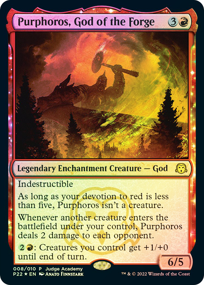 Purphoros, God of the Forge - Full Art Borderless Purphoros, God of the Forge - Full Art Borderless