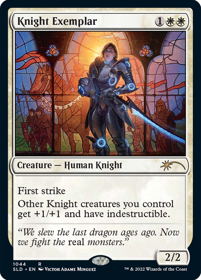 MTG Naughty / Nice 英語1枚 Knight Exemplar (Secret Lair) (#1044) | Promo: General