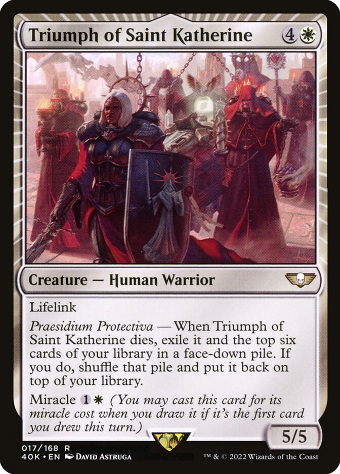 MTG Triumph 2枚セット 聖カトリーヌの凱旋 Triumph of Saint Katherine | Warhammer 40,000 Commander | Star