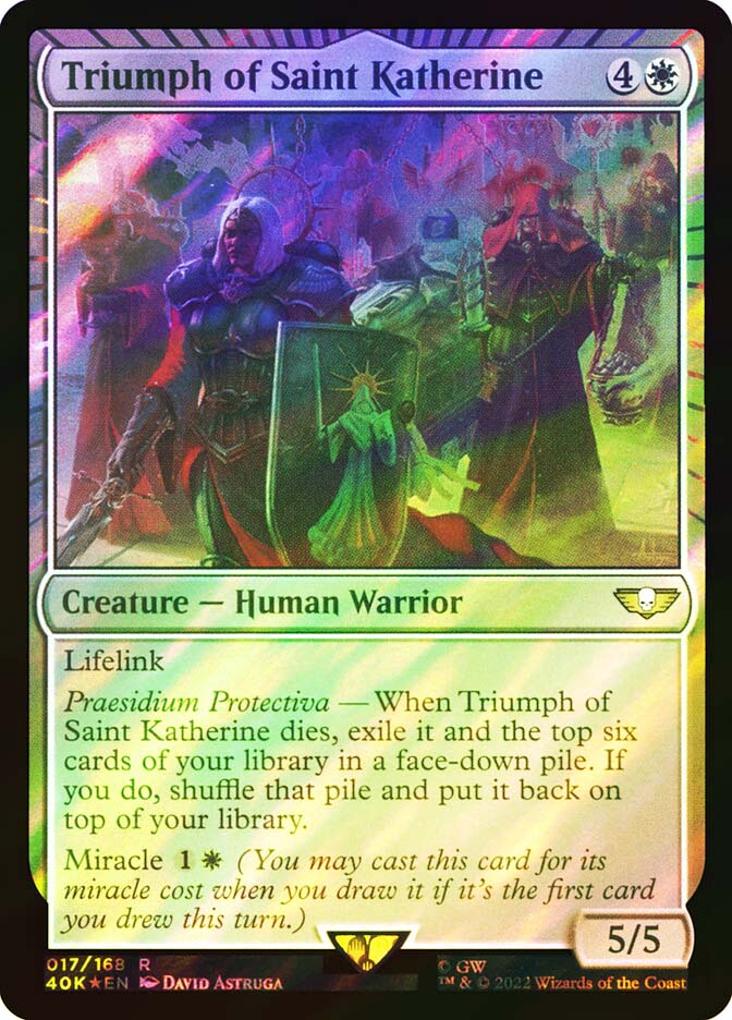 Triumph of Saint Katherine (Surge Foil) | Warhammer 40,000