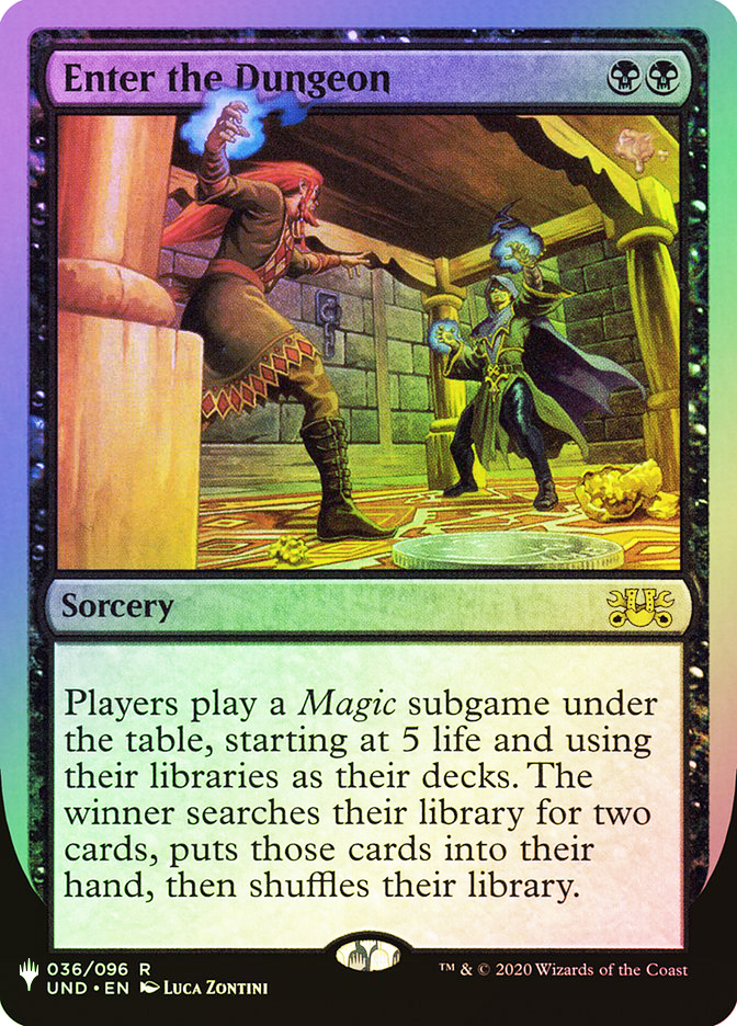 dungeon mtg cards Elite Venture into The Deck - Bant - Green Blue White - Very Powerful - Modern & Pioneer Legal - Custom Built - Magic The Gathering - The reverse side of every proof is white and can be drawn on DUNGEON OF MAD MAGE :