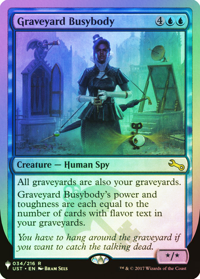 mtg cards you want in your graveyard Busybody | Mystery Booster / The List MTG Best Modern Graveyard staple