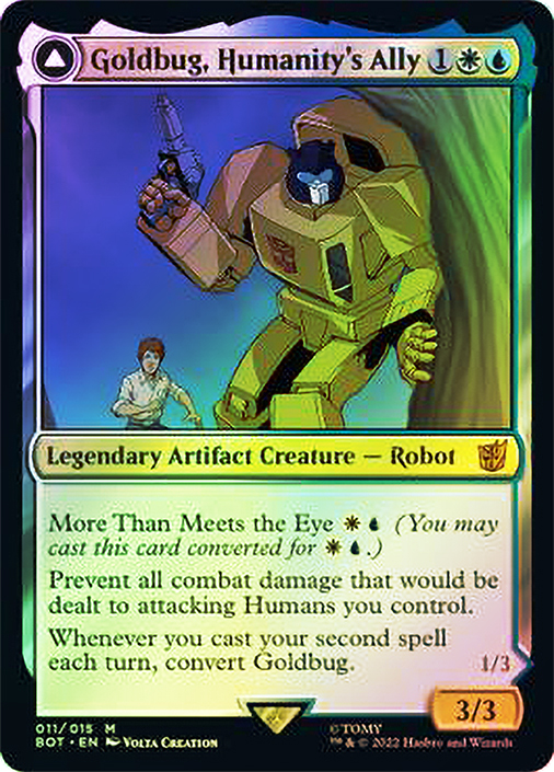 MTG Goldbug,Humanity’s Ally シャッタード・グラス Goldbug, Humanity's Ally // Goldbug, Scrappy Scout