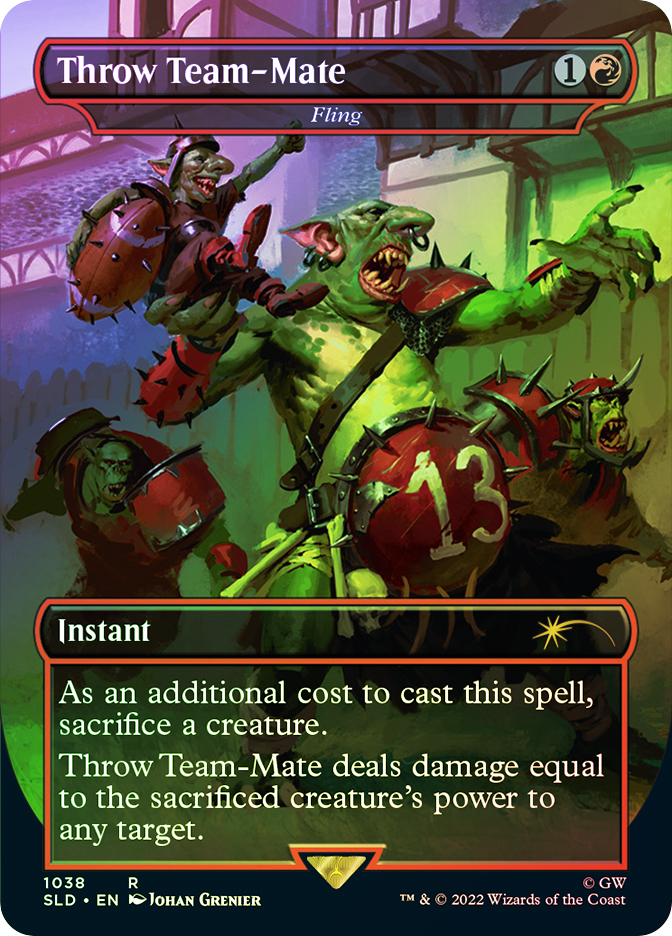 fling mtg card Magic: The Gathering - Mint / near mint condition trading card Jank Fling in Standard :
