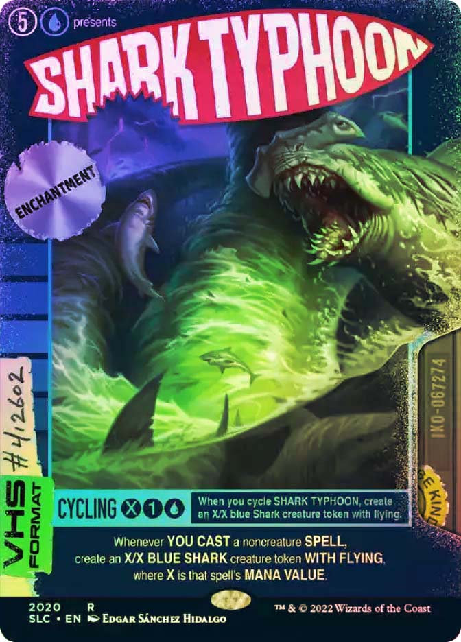サメ台風　mtg 英語　拡張　foil サメ台風 日本語 拡張 foil （買取相場】-MtG-(英)サメ台風