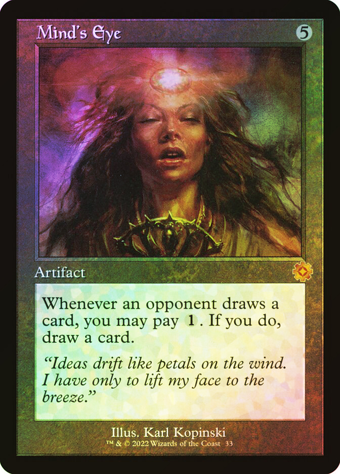 Mind's Eye (#033) (Retro Frame) | The Brothers' War Retro