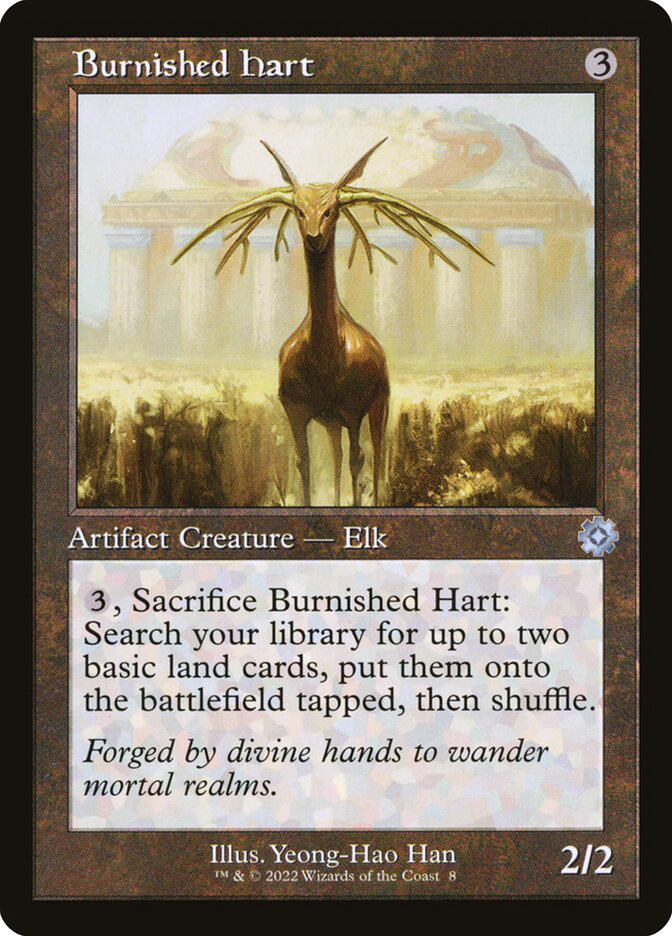ダブルレインボーフォイル　Burnished hart mtg Burnished Hart | The Brothers' War Retro Artifacts | Star City Games