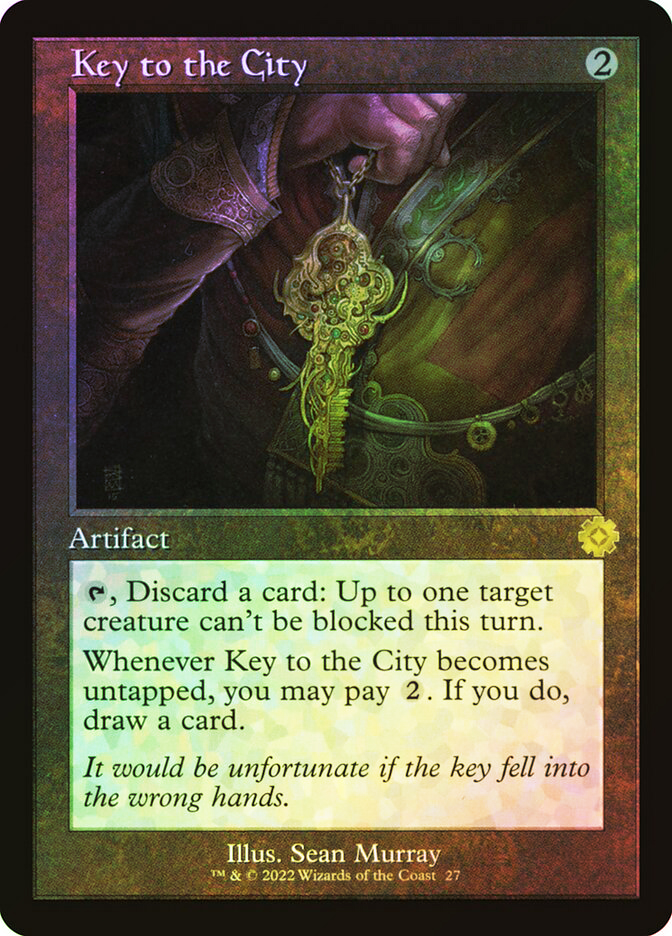 MTG　街の鍵/Key to the City　ダブルレインボウ102/500 MTG 街の鍵/Key to the City ダブルレインボウ102/500 - メルカリ