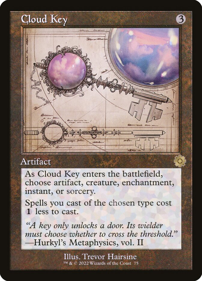 Cloud Key (#075) (Retro Frame) | The Brothers' War Retro