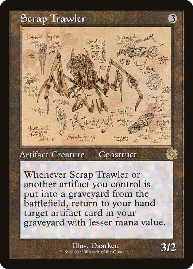 ダブルレインボウ Foil　屑鉄さらい　Scrap Trawler MTG ScrapTrawler112__88726.