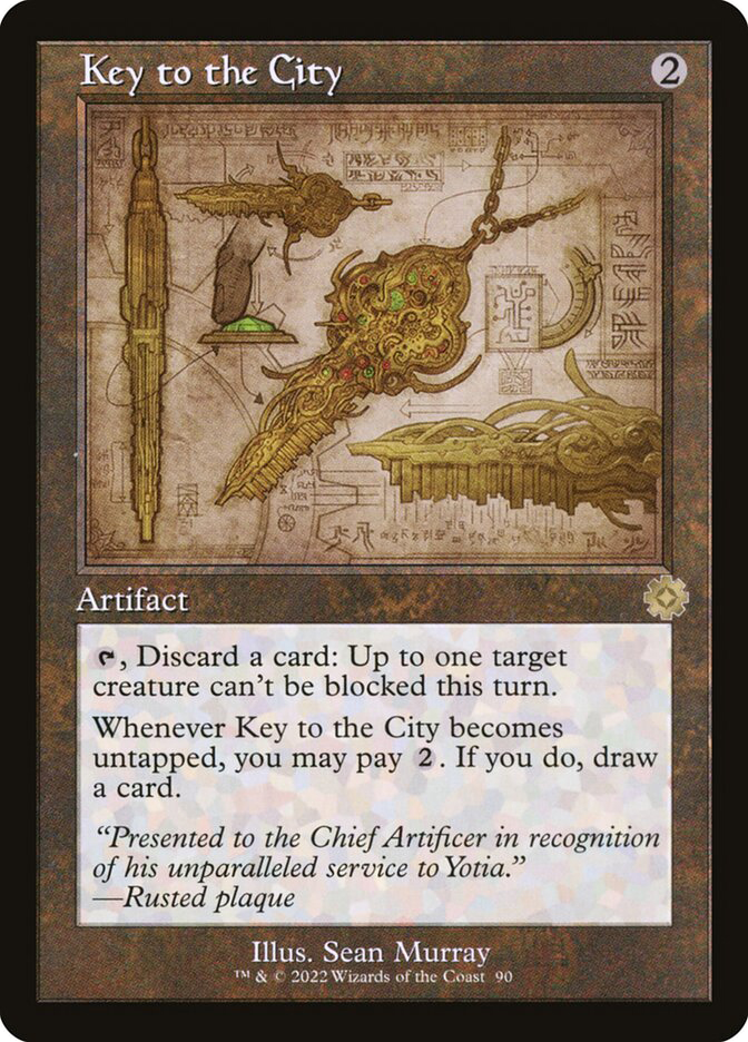 MTG　街の鍵/Key to the City　ダブルレインボウ102/500 MTG 街の鍵/Key to the City ダブルレインボウ102/500 - メルカリ