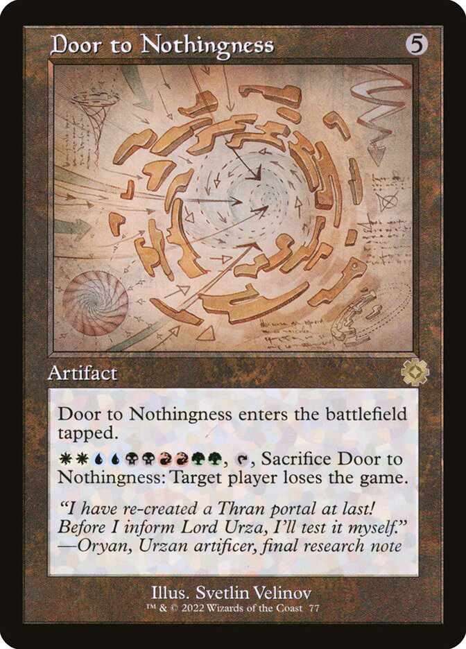 Door to Nothingness | The Brothers' War Retro Artifacts | Star