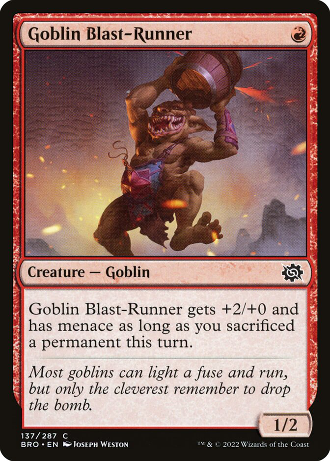 Goblin Blast-Runner | The Brothers' War | Star City Games