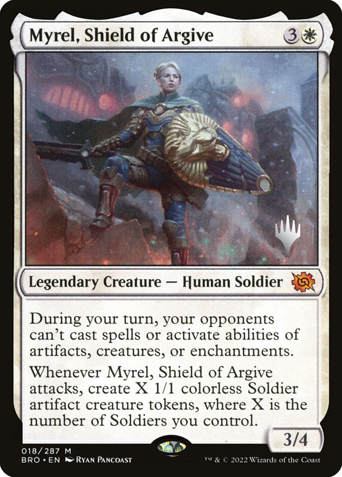 Myrel, Shield of Argive (Promo Pack) (The Brothers' War) | Promo