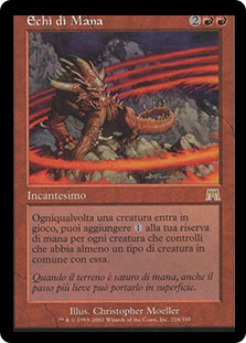 マナの残響 Mana Echoes 4枚セット MTG Mana Echoes | Onslaught - Italian | Star City Games