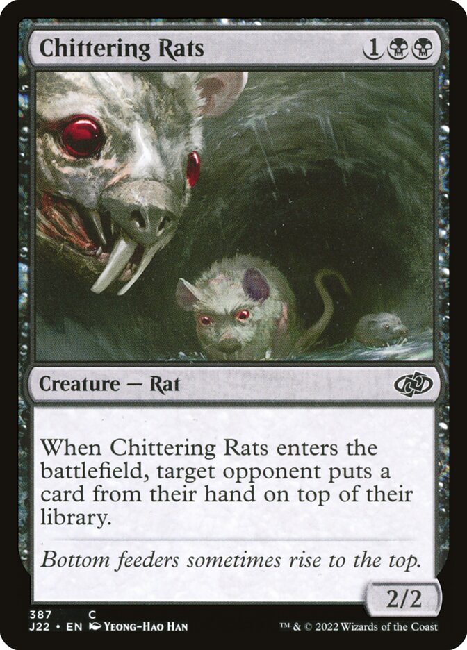 salvat UK 騒がしいネズミ/Chittering Rats MTG 英語 ChitteringRats__79215.
