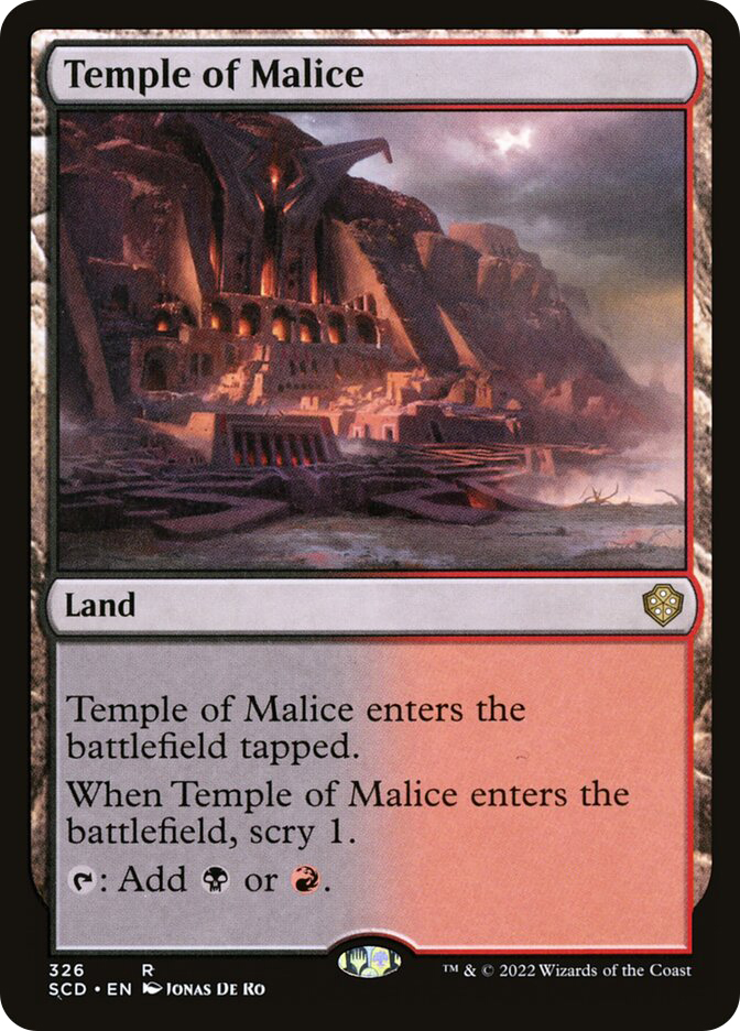 Temple of Malice | Starter Commander Decks | Star City Games