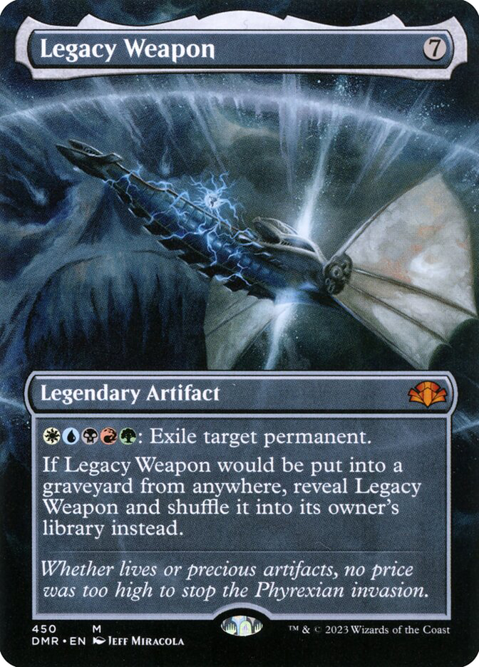 Legacy Weapon (Borderless) | Dominaria Remastered - Borderless | Star City  Games