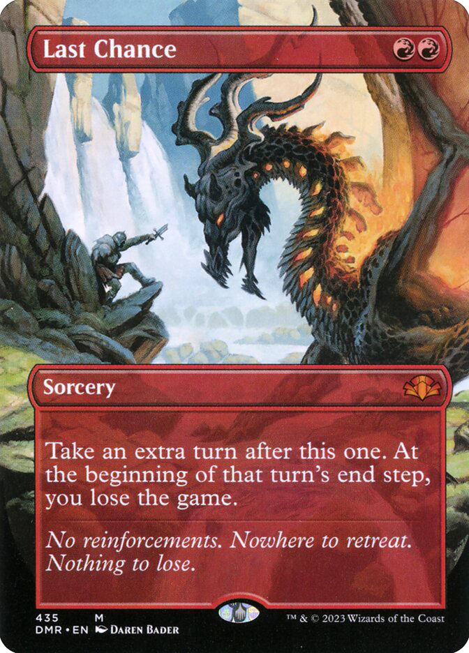 Last Chance (Borderless) | Dominaria Remastered - Borderless