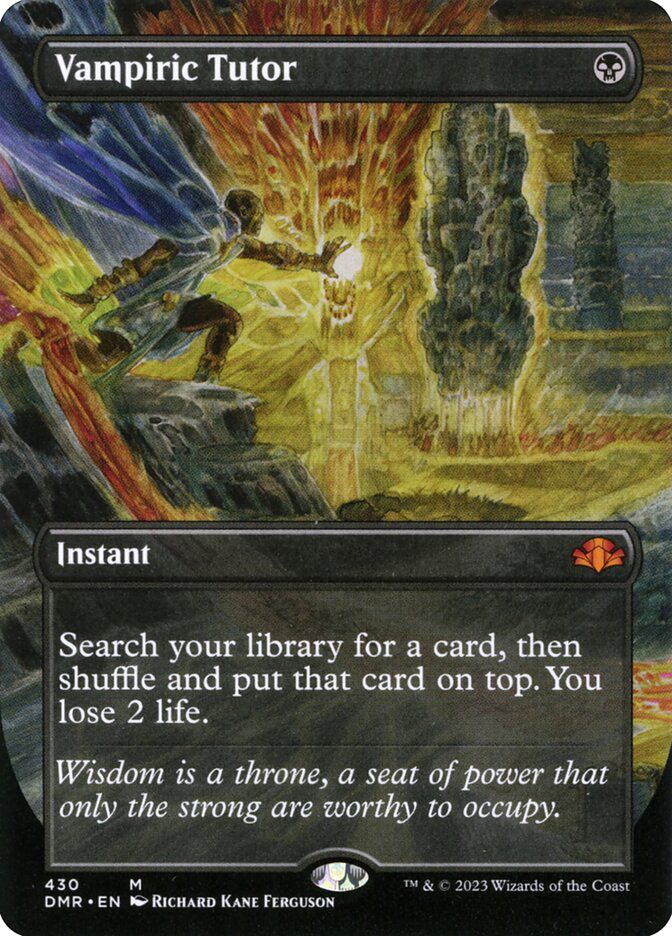 MTG Vampiric Tutor インスタントカード　英語版 VampiricTutor__68489.