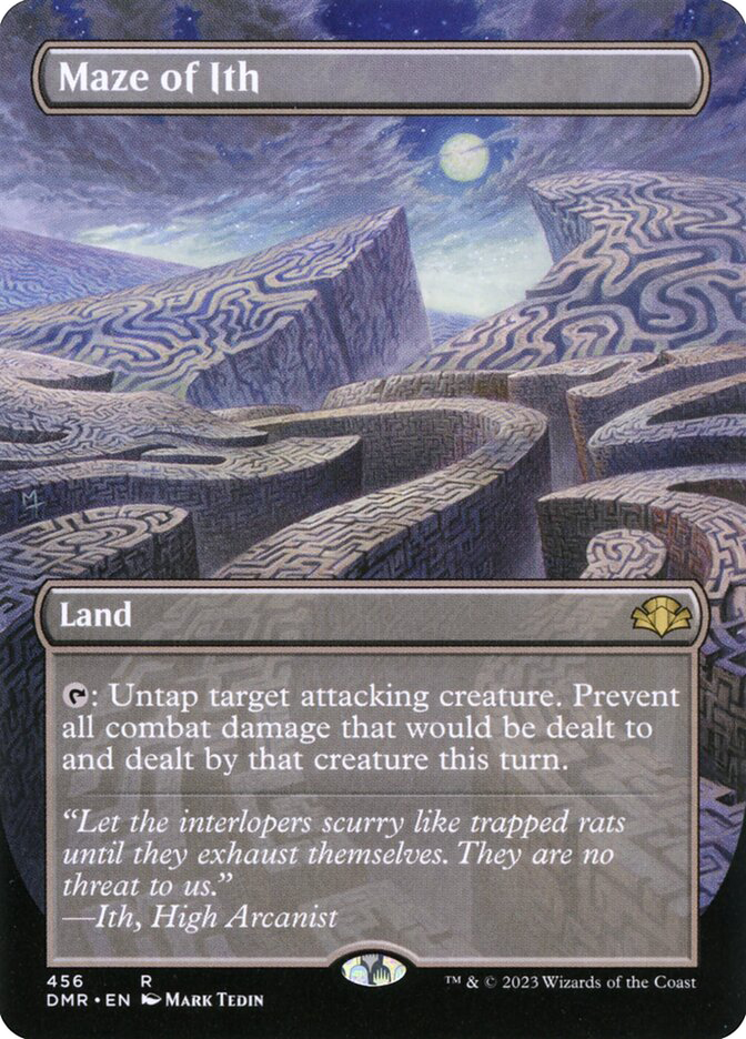 イス卿の迷路　Maze of Ith mtg 3枚セット Maze of Ith (Borderless) | Dominaria Remastered - Borderless