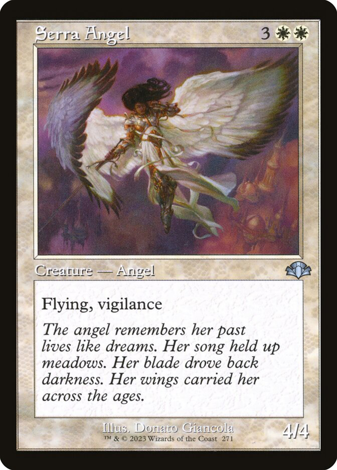 serra mtg cards Serra Angel | Dominaria Remastered