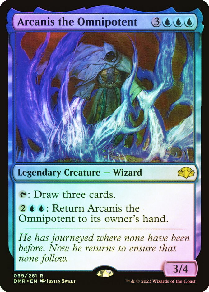 全能なる者アルカニス/Arcanis the Omnipotent foil 英 Arcanis the Omnipotent | Dominaria Remastered | Star City Games