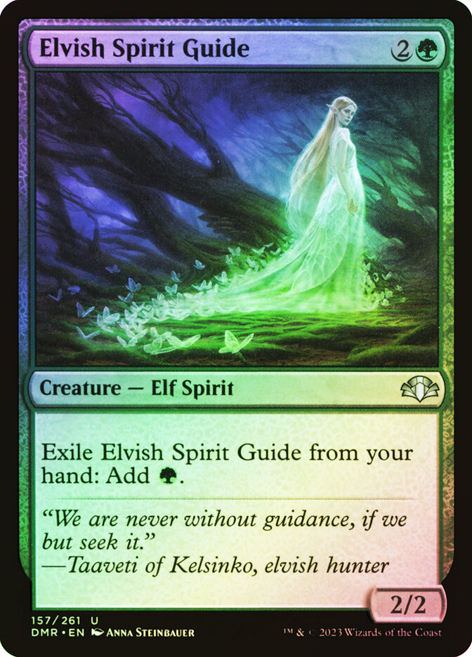 MTG Elvish Spirit Guide 4枚 nonFOIL Elvish Spirit Guide (Secret Lair) (Borderless) | Promo