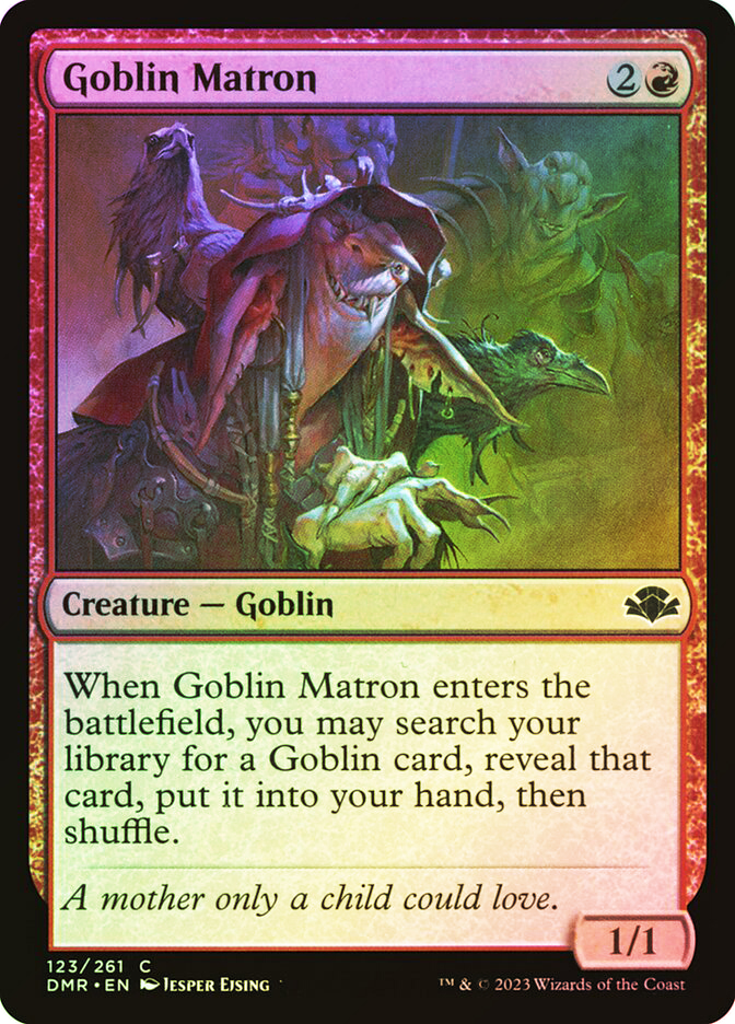 【良品】MTG  ゴブリンの女看守 Goblin Matron  foil Goblin Matron | 7th Edition Foil | Card Kingdom